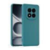 Başkenttekno Xiaomi Redmi Note 15 Pro 4G Uyumlu Kılıf Kamera Korumali Mara Lansman Kapak Koyu Yeşil