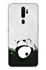 Le Balvo Oppo A5 2020 Uyumlu Bambuya Çıkan Panda Baskılı Silikon Kılıf