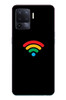 Le Balvo Oppo Reno 5 Lite Uyumlu Wifi Simgesi Baskılı Silikon Kılıf