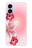 Le Balvo Oppo A6t - A6X Uyumlu Tematik Çiçek Baskılı Silikon Kılıf