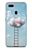 Le Balvo Oppo A5S Uyumlu Buluta Çıkan Merdiven Baskılı Silikon Kılıf