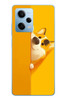 Le Balvo Redmi Note 12 Pro 5G Uyumlu Sarı Köpek Baskılı Silikon Kılıf