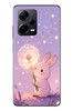 Le Balvo Redmi Note 12 Pro Plus Uyumlu Büyülü Tavşan Baskılı Silikon Kılıf