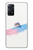 Le Balvo Redmi Note 11 Pro 4G Uyumlu Pembe Mavi Kedi Baskılı Silikon Kılıf