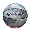 Sportface SF-B67 No: 7 8 Panelli Street Ball Gri Desenli Basketbol Topu
