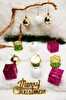 Waldern Merry Christmas Karışık Yılbaşı Süs Paketi 5 CM XXL