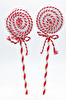 Waldern Premium Collection 2'li Lolipop Süs Dekoratif Yılbaşı Süsü 27 CM