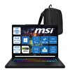 MSI Crosshair 16 Max HX E2WGK-008TR Ultra 9 290HX Plus 16" 64 GB 512 GB RTX5070 W11Home Notebook ZW008TRH25-Zetta Çanta