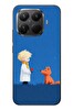 Le Balvo Xiaomi Mi 15T Pro Uyumlu Sarışın Çocuk ve Köpek Baskılı Silikon Kılıf