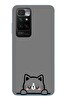 Le Balvo Redmi 10 2022 Uyumlu Uyuyan Kedi Baskılı Silikon Kılıf