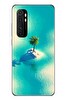 Le Balvo Xiaomi Mi 10 Lite Uyumlu Adada Palmiye Baskılı Silikon Kılıf