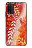 Le Balvo Redmi 9T Uyumlu Kırmızı Beyaz İğdeler Baskılı Silikon Kılıf