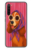 Le Balvo Redmi Note 8 Uyumlu Gözlüklü Köpek Baskılı Silikon Kılıf
