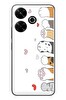 Le Balvo Redmi 13 Uyumlu Kedi Harekatı Patileri Baskılı Silikon Kılıf