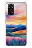 Le Balvo Redmi Note 11 - 11s Uyumlu Renkli Pastel Günbatımı Baskılı Silikon Kılıf