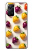 Le Balvo Redmi Note 11 Pro 4G Uyumlu Sarı Kırmızı Çilekler Baskılı Silikon Kılıf