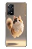 Le Balvo Redmi Note 11 Pro 4G Uyumlu Zıplayan Kedi Baskılı Silikon Kılıf