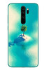Le Balvo Redmi Note 8 Pro Uyumlu Adada Palmiye Baskılı Silikon Kılıf