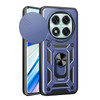 Başkenttekno Xiaomi Redmi Note 14 Pro 5G Kılıf Magnetik Standlı Kamera Korumalı Sürgülü Vega Kapak Mavi
