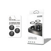 Başkenttekno iPhone 18 Pro Max CL-12 Premium Safir Parmak İzi Bırakmayan Anti-Reflective Kamera Lens Titanyum Siyah