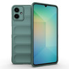 Başkenttekno Samsung Galaxy A07 Kılıf Esnek TPU Oyuklu Arka Yüzey Tasarımlı Etnik Silikon Kapak Koyu Yeşil