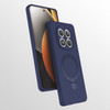 Başkenttekno Xiaomi Redmi Note 15 5G Uyumlu Magsafe Şarj Özellikli Standlı Halka Yüzüklü Samara Kılıf Kapak Lacivert 