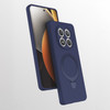 Başkenttekno Xiaomi Redmi Note 15 Pro Plus Uyumlu Magsafe Şarj Standlı Halka Yüzüklü Samara Kılıf Kapak Lacivert 