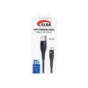 Elba ELB-2701 27W USB-A to Type-C 1 M Siyah Örgülü Şarj Kablosu