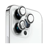 Safeus iPhone 14 Pro Max - 14 Pro ile Uyumlu Safir Temperli Kamera Lens Koruyucu Gümüş