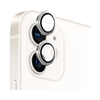 Safeus iPhone 12 ile Uyumlu Safir Temperli Kamera Lens Koruyucu Beyaz