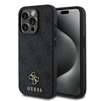 Guess iPhone 15 Pro Max Kılıf Kapak Siyah
