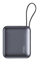 Ttec 2Bb232Gr Recharger Mini LCD 10.000Mah PD 35W USB-C Dahili Kablolu Powerbank