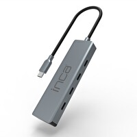 Inca ITPT-4TX Type-C HubX4 Type-C Port 3.1 10Gbps  Çoklayıcı  Aluminyum Kasa