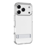Cellularline iPhone 17 PRO MAX Stand Özellıklı Antibakteriyel Şeffaf Kılıf