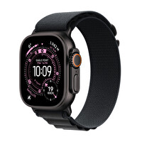 Apple Watch Ultra 3 GPS + Cellular 49mm Siyah Titanyum Kasa ve Siyah Alpine Loop - Küçük