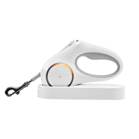 Petkit GO Shine Geri Çekilebilir Kedi-Köpek Tasması 3M Beyaz