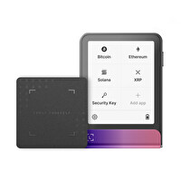 Ledger Flex Nebula Kızılı Kripto Donanım Cüzdanı ve Recovery Key