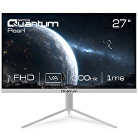 Quantum Gaming Pearl MG27W-A FHD VA 1MS 300Hz HDMI DP HDMI DP Pivot Dahili Hoparlör Beyaz Monitör