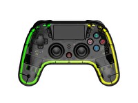 Bood SP-4269 PS4 Işıklı Şeffaf Kablosuz Oyun Kolu