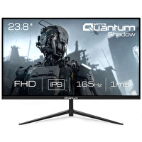 Quantum Gaming Shadow MG24B-165 FHD IPS 1MS 165Hz HDMI+DP Dahili Hoparlör Siyah Monitör