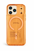 Preo Apple iPhone 17 Promax Mika Soft Color Turuncu Magsafe Telefon Kılıfı