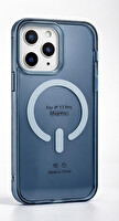 Preo Apple iPhone 17 Pro Mika Soft Color Lacivert Magsafe Telefon Kılıfı