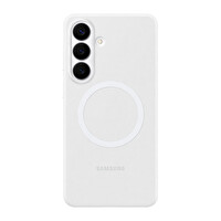 Samsung Galaxy S26+ Silikon Beyaz Magnet Kılıf 