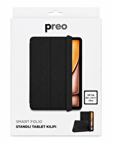 Preo Folio Smart Tablet Kılıfı Galaxy Tab A9+/A11+ Ultra Siyah