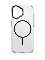 Preo iPhone 16 Siyah Standlı Magsafe Telefon Kılıfı