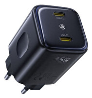 Baseus PicoGo AN13 2C 45W Şarj Cihazı Siyah