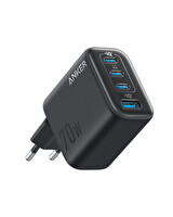 Anker Zolo 70W 4 Port PD 3.0 Siyah Şarj Cihazı A121C