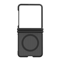 Samsung Galaxy Z Flip8 Dayanıklı Magnet Kılıf - Siyah