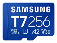 Samsung 256GB T7 microSDXC UHS-I U3 V30 A2 170MB/s MB-MB256T/WW MicroSD Hafıza Kartı