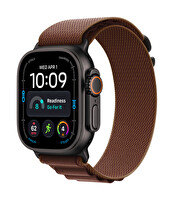 Apple Watch Ultra 4 GPS + Cellular 49mm Siyah Titanyum Kasa ve Burgonya Alpine Loop - M